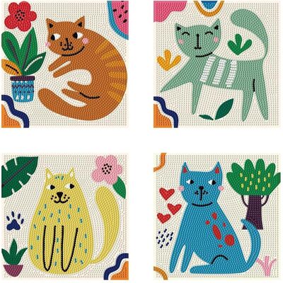 Diamond Dotz Diamond Painting Mini Katzen Diamond Dotz Diamond Painting Mini Katzen