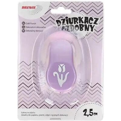Brewis, Stanzer, Dekorativer Locher - Tulpe 2,5 cm Brewis, Stanzer, Dekorativer Locher - Tulpe 2,5 cm