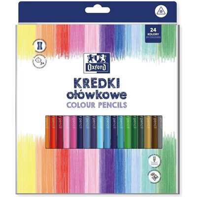 Oxford, Malstifte, Normale Buntstifte 24 Farben (24x) Oxford, Malstifte, Normale Buntstifte 24 Farben (24x)