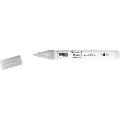 Kreul, Künstlerfarbe + Bastelfarbe, Glass & Porcelain Pen Metallic fine Kreul, Künstlerfarbe + Bastelfarbe, Glass & Porcelain Pen Metallic fine
