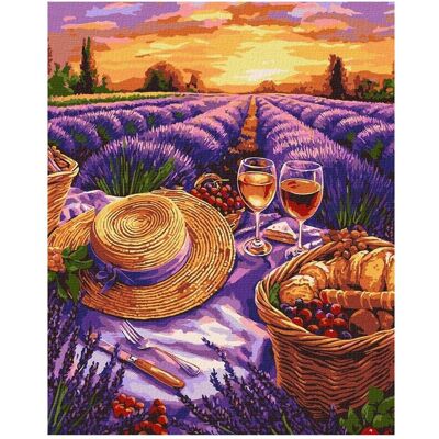 Ideyka Malen nach Zahlen - Lila Horizont Ideyka Malen nach Zahlen - Lila Horizont