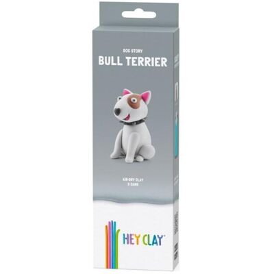 Tm, Modelliermasse, Hey Clay – Bullterrier-Hund Tm, Modelliermasse, Hey Clay – Bullterrier-Hund