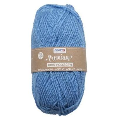 Glorex Premium 100% Acryl, 50g, Garn + Wolle, Blau Glorex Premium 100% Acryl, 50g, Garn + Wolle, Blau