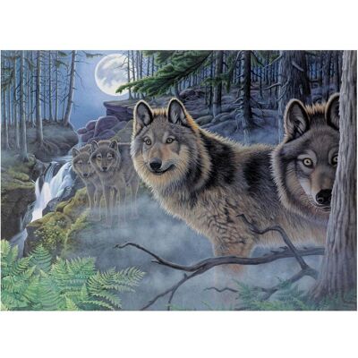 Magni PRACHT Malen nach Zahlen Wölfe 40x32,5cm Magni PRACHT Malen nach Zahlen Wölfe 40x32,5cm