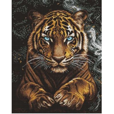 Ideyka Diamantmosaik - Wilder Tiger 40x50cm Ideyka Diamantmosaik - Wilder Tiger 40x50cm