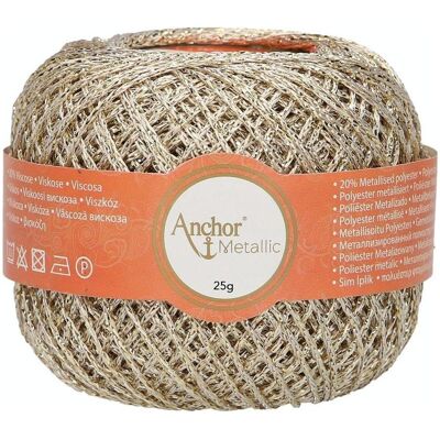 Anchor Artiste Metallic 25 g 00304 25 g, Garn + Wolle, Mehrfarbig Anchor Artiste Metallic 25 g 00304 25 g, Garn + Wolle, Mehrfarbig