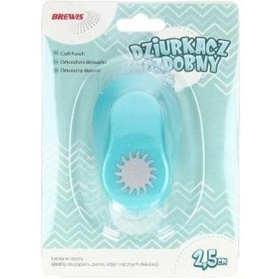 Brewis, Stanzer, Dekorativer Locher - Sonne 2,5cm MIX Brewis, Stanzer, Dekorativer Locher - Sonne 2,5cm MIX