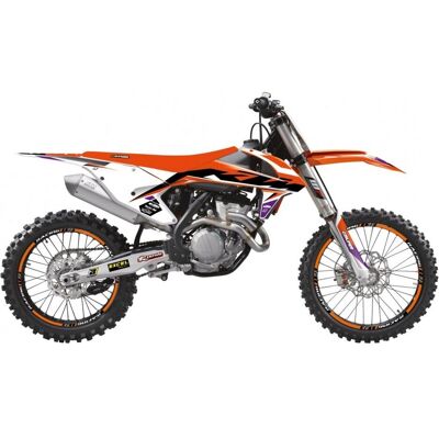 Blackbird, Sticker, Aufkleber-Set für KTM SX/SX-F '16-'18, EXC/EXC-F '17-'19, DREAM 5, Farbe: Orange/Schwarz Blackbird, Sticker, Aufkleber-Set für KTM SX/SX-F '16-'18, EXC/EXC-F '17-'19, DREAM 5, Farbe: Orange/Schwarz