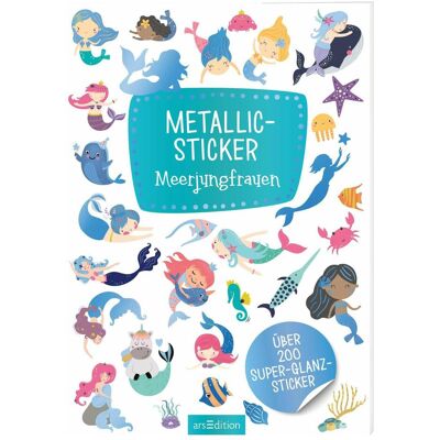 Ars Edition, Sticker, Metallic-Sticker - Meerjungfrauen (200 Sticker) Ars Edition, Sticker, Metallic-Sticker - Meerjungfrauen (200 Sticker)