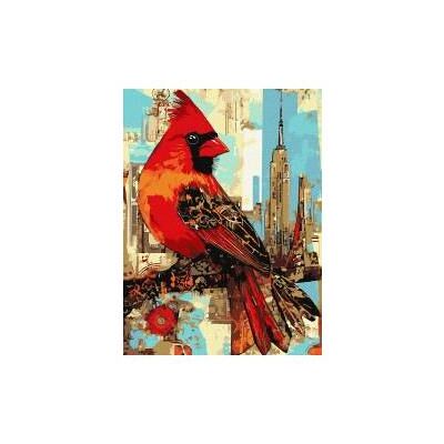 Ideyka Malen nach Zahlen - Stadtvogel 30x40cm Ideyka Malen nach Zahlen - Stadtvogel 30x40cm