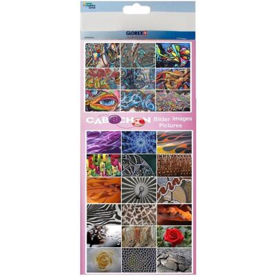 Glorex Motivvorlagen Cabochon 9 St, 20x10 cm Glorex Motivvorlagen Cabochon 9 St, 20x10 cm