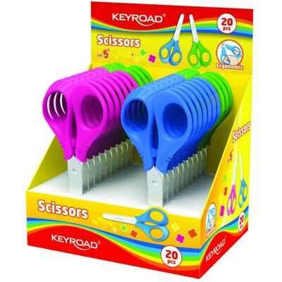 Keyroad, Schere, Schulschere, 12 cm, abgerundet, im display verpackt, farbmischung (12.80 cm) Keyroad, Schere, Schulschere, 12 cm, abgerundet, im display verpackt, farbmischung (12.80 cm)