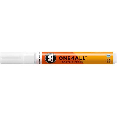 Molotow - ONE4ALL 227HS - 160 Signal White - 4mm - Marker Molotow - ONE4ALL 227HS - 160 Signal White - 4mm - Marker