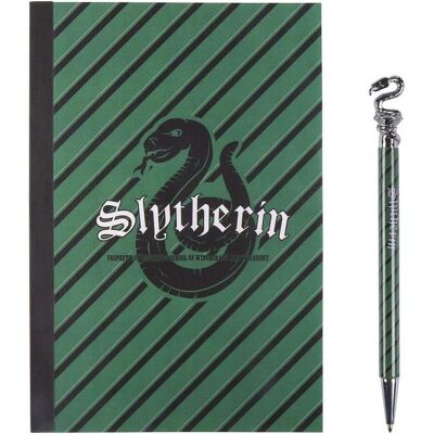 Cerda, Heft + Block, HARRY POTTER - Set Papeterie Serpentard - Bloc-notes + Stylo - 2 Pc Cerda, Heft + Block, HARRY POTTER - Set Papeterie Serpentard - Bloc-notes + Stylo - 2 Pc