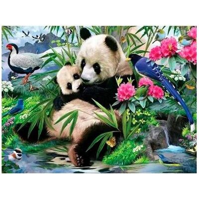 Norimpex 5D-Diamantmosaik - Panda 40x30cm Norimpex 5D-Diamantmosaik - Panda 40x30cm