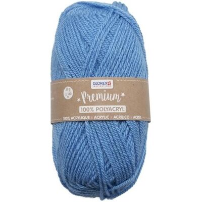 Glorex Premium 100% Acryl, 50g, Garn + Wolle, Blau Glorex Premium 100% Acryl, 50g, Garn + Wolle, Blau