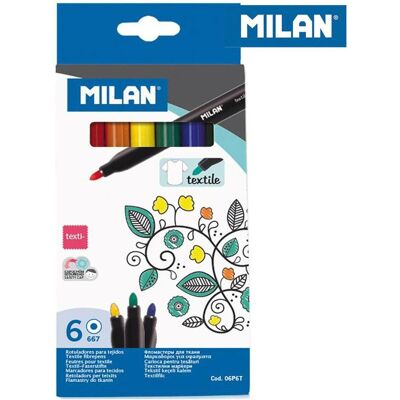 Milan, Marker, Stoffmarker, 6 Farben (157729) (6x) Milan, Marker, Stoffmarker, 6 Farben (157729) (6x)