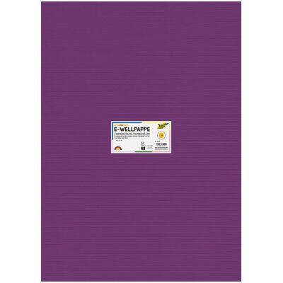 Magni, Bastelpapier, Bastelwellpappe violett (1x) Magni, Bastelpapier, Bastelwellpappe violett (1x)
