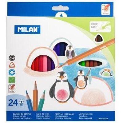Milan, Malstifte, Buntstifte 324, 24 Farben (24x) Milan, Malstifte, Buntstifte 324, 24 Farben (24x)