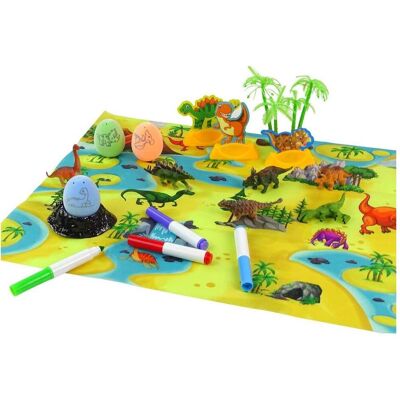 Lean Toys DIY-Kreativset Dinosaurier-Eier zum Bemalen von Transporter Lean Toys DIY-Kreativset Dinosaurier-Eier zum Bemalen von Transporter