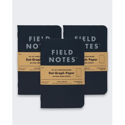 Astra, Heft + Block, Notes Field Notes Pitch Black Memo Small Kropki (Gepunktet) Astra, Heft + Block, Notes Field Notes Pitch Black Memo Small Kropki (Gepunktet)