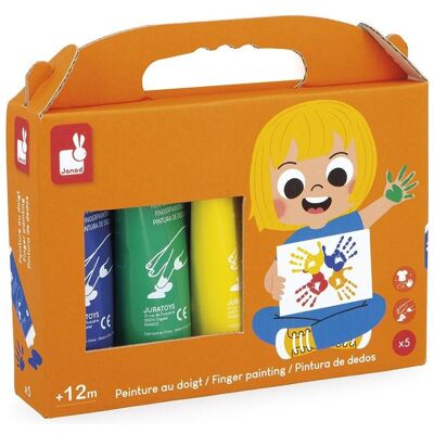 Janod, Künstlerfarbe + Bastelfarbe, Fingerfarben Set kreative Farben für Kinder mehrfarbig Janod, Künstlerfarbe + Bastelfarbe, Fingerfarben Set kreative Farben für Kinder mehrfarbig