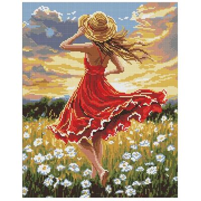 Ideyka Diamantmosaik - Tanz auf dem Feld 40x50cm Ideyka Diamantmosaik - Tanz auf dem Feld 40x50cm