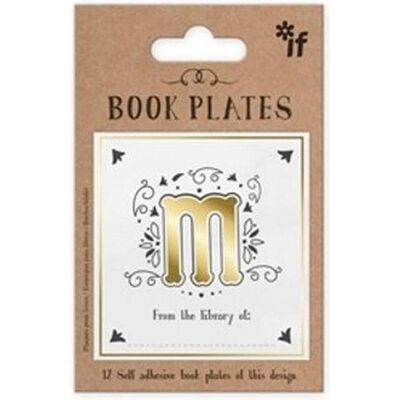 IF, Sticker, Exlibris - Aufkleberset - Buchstabe M IF, Sticker, Exlibris - Aufkleberset - Buchstabe M
