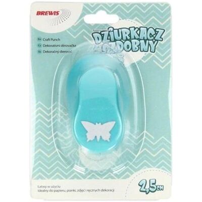 Brewis, Stanzer, Dekorativer Locher - Schmetterling 2,5 cm MIX Brewis, Stanzer, Dekorativer Locher - Schmetterling 2,5 cm MIX