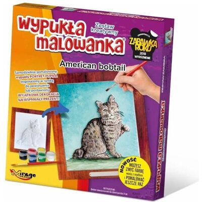 Mirage Rinkinys kreatives Convex-Malbuch – Amerikanische Bobtail-Katze Mirage Rinkinys kreatives Convex-Malbuch – Amerikanische Bobtail-Katze