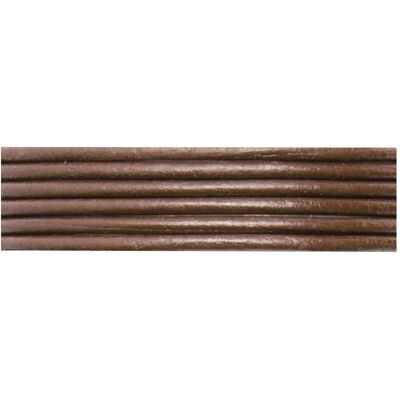 Glorex Lederriemen dunkelbraun 2mm/1m (1 m) Glorex Lederriemen dunkelbraun 2mm/1m (1 m)