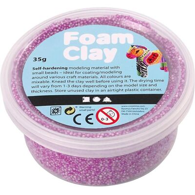 Foam Clay, Modelliermasse, Neonlila Foam Clay, Modelliermasse, Neonlila
