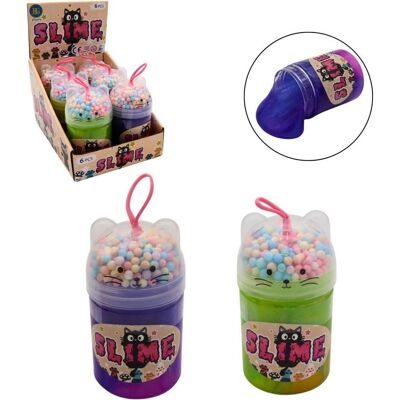 Magni Slime in Katzenkopfdose 160g 2fach sortiert Magni Slime in Katzenkopfdose 160g 2fach sortiert
