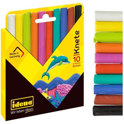 Idena Knete 10 Stangen Farben sortiert Idena Knete 10 Stangen Farben sortiert