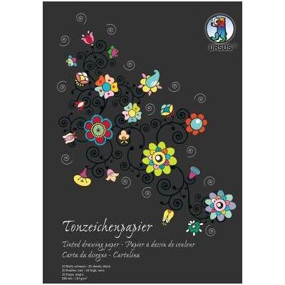 Ursus, Bastelpapier, Tonzeichenpapier-Block (130 g/m², 20x) Ursus, Bastelpapier, Tonzeichenpapier-Block (130 g/m², 20x)