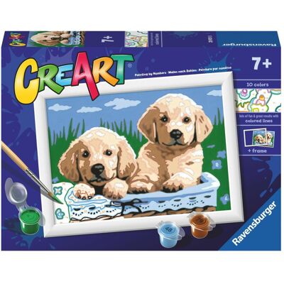 Ravensburger CreArt Cute Puppies Ravensburger CreArt Cute Puppies