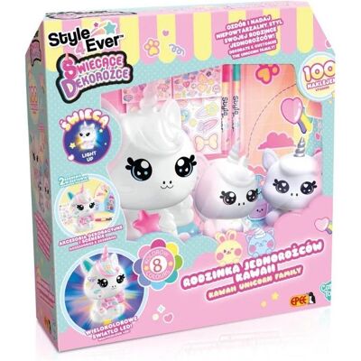 EPEE Zestaw kreatywny Dekorożce Rodzinka Jednorożców Kawaii Style EPEE Zestaw kreatywny Dekorożce Rodzinka Jednorożców Kawaii Style