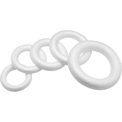 Glorex Styroporhalbring 7,5 cm 3 St Glorex Styroporhalbring 7,5 cm 3 St