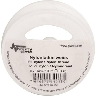 Glorex Nylonfaden, Garn + Wolle, Weiss Glorex Nylonfaden, Garn + Wolle, Weiss