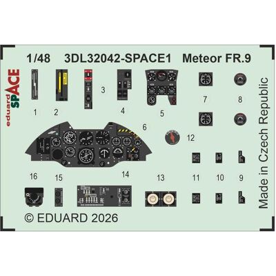 Eduard Meteor FR.9 SPACE for Revell Eduard Meteor FR.9 SPACE for Revell