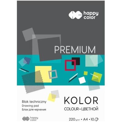 Happy Color, Heft + Block, Technischer Farbblock A4/10K Premium COLOR (A4) Happy Color, Heft + Block, Technischer Farbblock A4/10K Premium COLOR (A4)