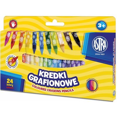 Astra, Malstifte, Kaolin-Tonmalstifte 24 Farben (24x) Astra, Malstifte, Kaolin-Tonmalstifte 24 Farben (24x)