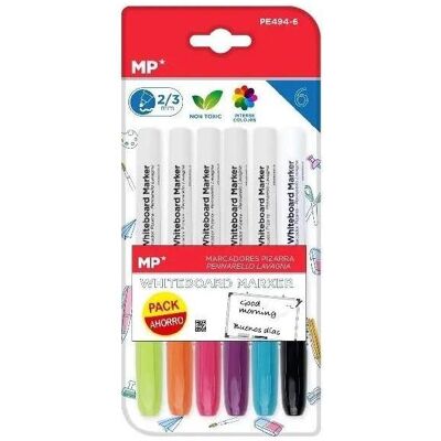 Main paper, Marker, Whiteboardmarker 2,0/3,0 mm 6 Farben 6St (6x) Main paper, Marker, Whiteboardmarker 2,0/3,0 mm 6 Farben 6St (6x)