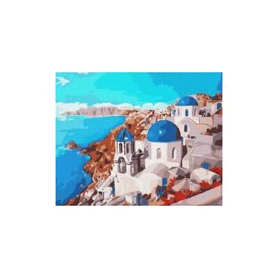 Ideyka Malen nach Zahlen - Santorini-Landschaft 40x50 Ideyka Malen nach Zahlen - Santorini-Landschaft 40x50