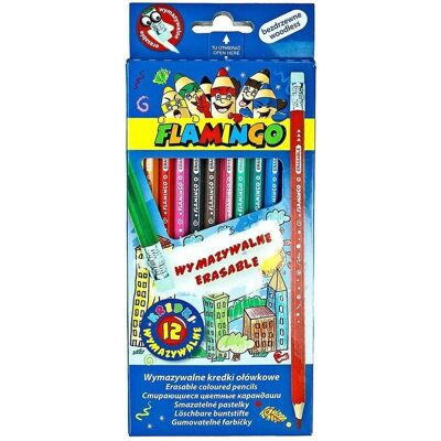 Titanum, Malstifte, Radierbare, holzfreie Buntstifte, 12 Farben (12x) Titanum, Malstifte, Radierbare, holzfreie Buntstifte, 12 Farben (12x)