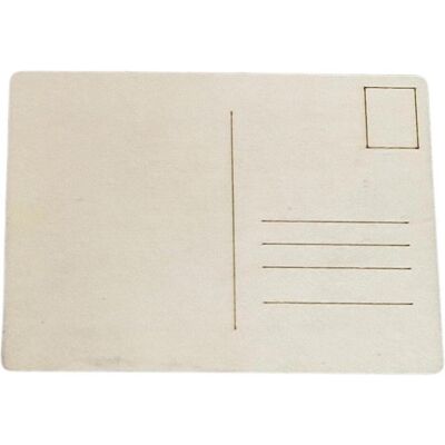 Playwood Hölzerne Postkarte Sperrholz Playwood Hölzerne Postkarte Sperrholz