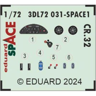 Eduard CR.32 SPACE ITALERI Eduard CR.32 SPACE ITALERI