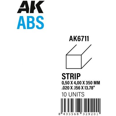 AK Interactive Strips 0.50 x 4.00 x 350mm - ABS STRIP AK Interactive Strips 0.50 x 4.00 x 350mm - ABS STRIP