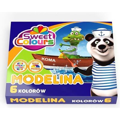 Sweet Colours, Modelliermasse, Modelliermasse 6 Farben Sweet Colours, Modelliermasse, Modelliermasse 6 Farben