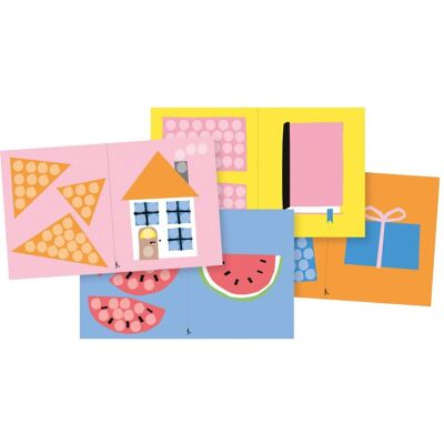 PlayMais Dekorieren Formen & Farben Karten - 24 Stück. PlayMais Dekorieren Formen & Farben Karten - 24 Stück.